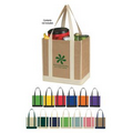 Non-Woven Two-Tone Shopper Tote Bag